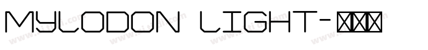 Mylodon Light字体转换 Mylodon Light字体转换